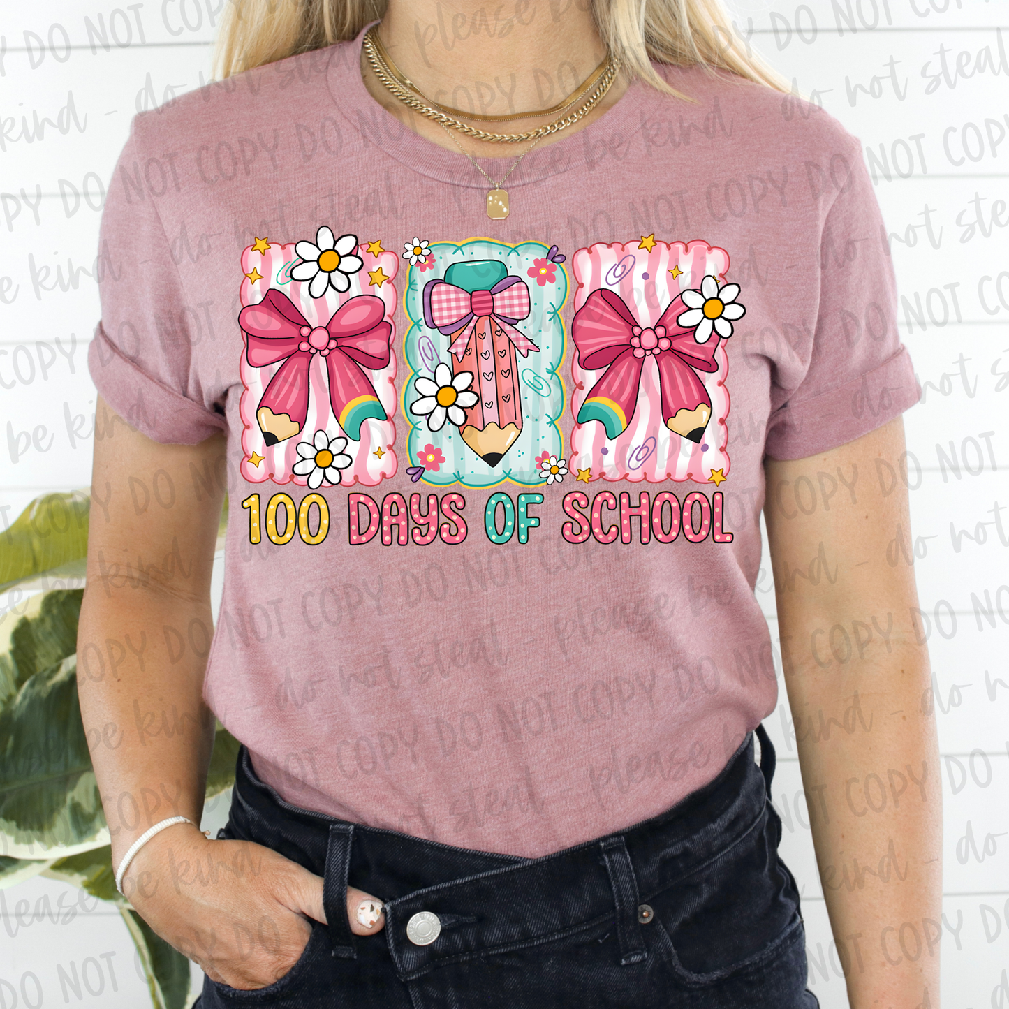 DTF TRANSFER 100 Days Coquette Frames