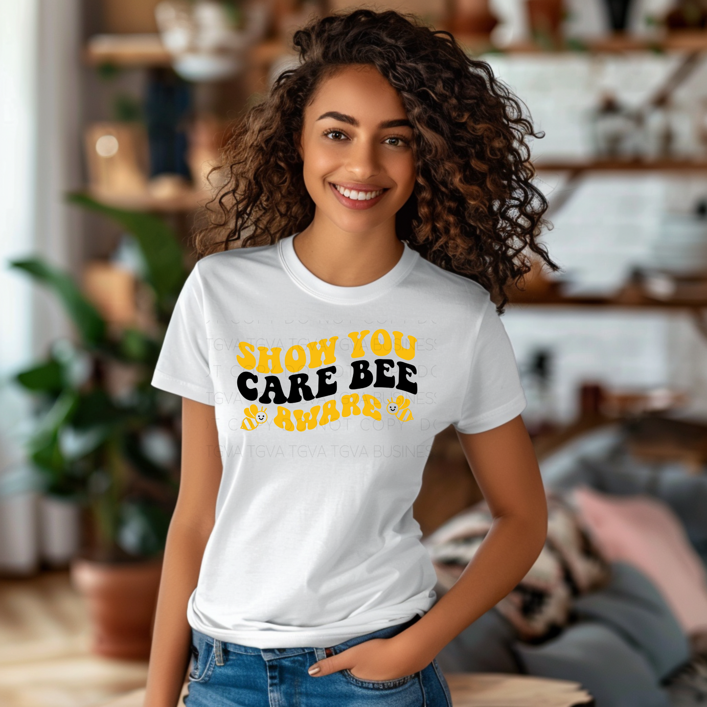 DTF TRANSFER Show You Care Bee Aware