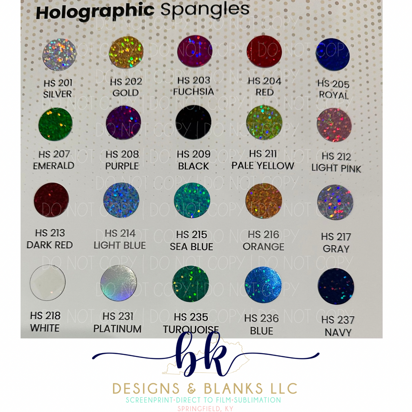 SPANGLES- Summer Vibes - One Color - 5-7 business day turnaround time