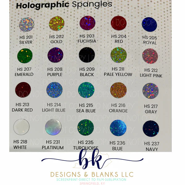 SPANGLES-Wolves- One Color - 5-7 business day turnaround time