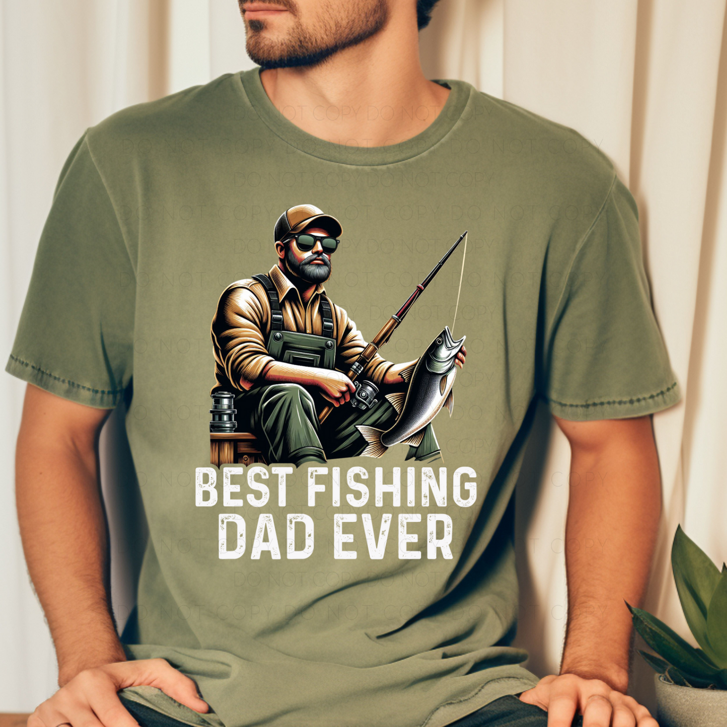 DTF TRANSFER Best Fishing Dad Ever