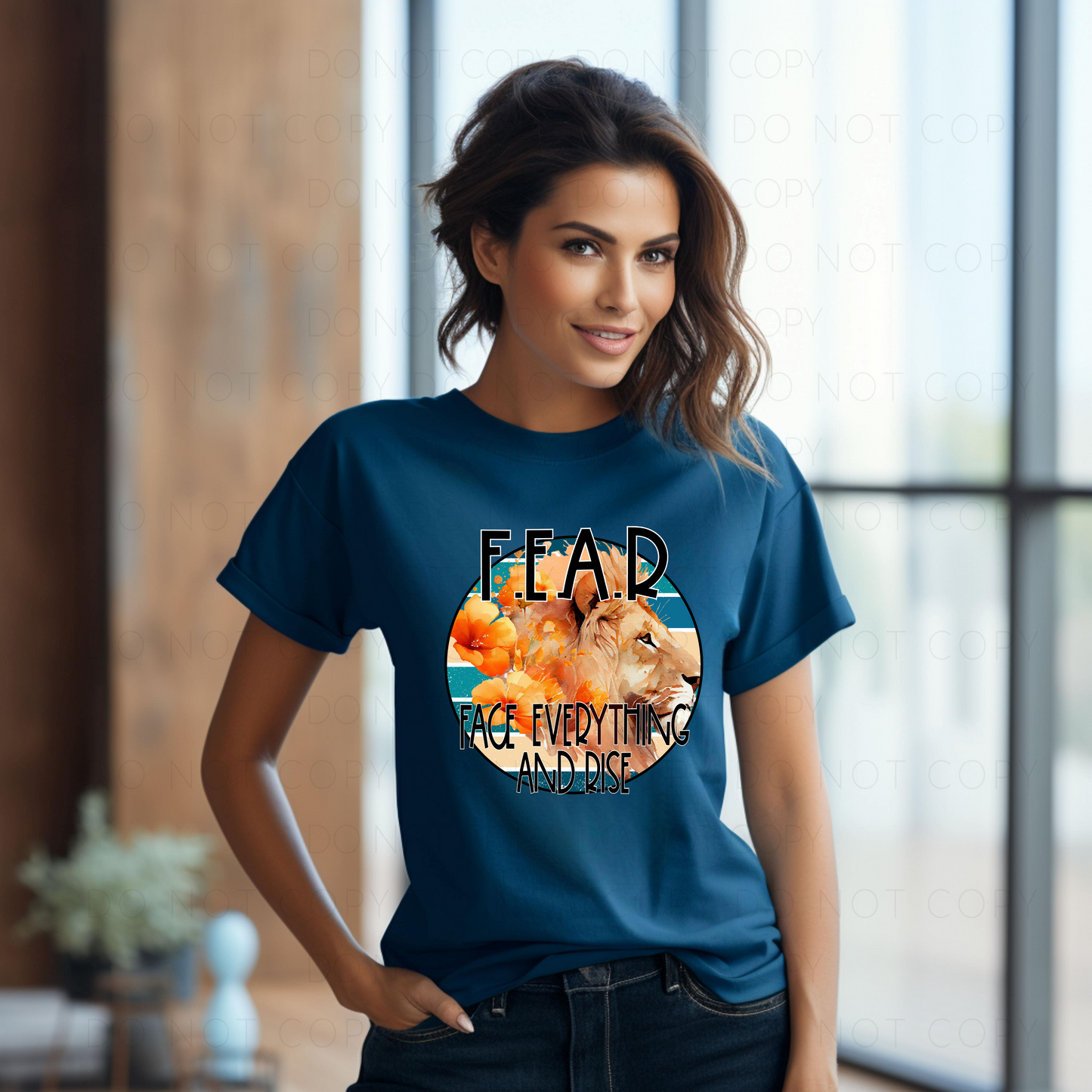 DTF TRANSFER F.E.A.R Face Everything And Rise