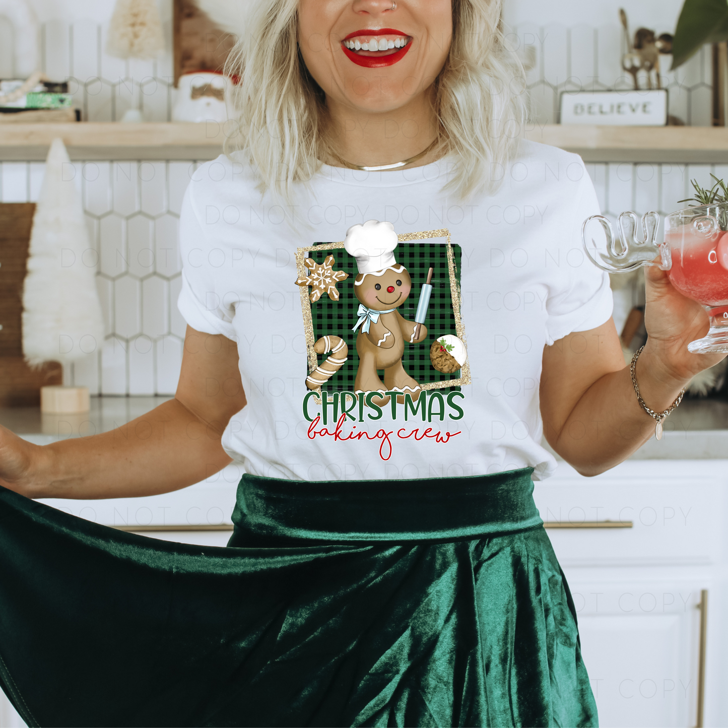 DTF TRANSFER Christmas Baking Crew