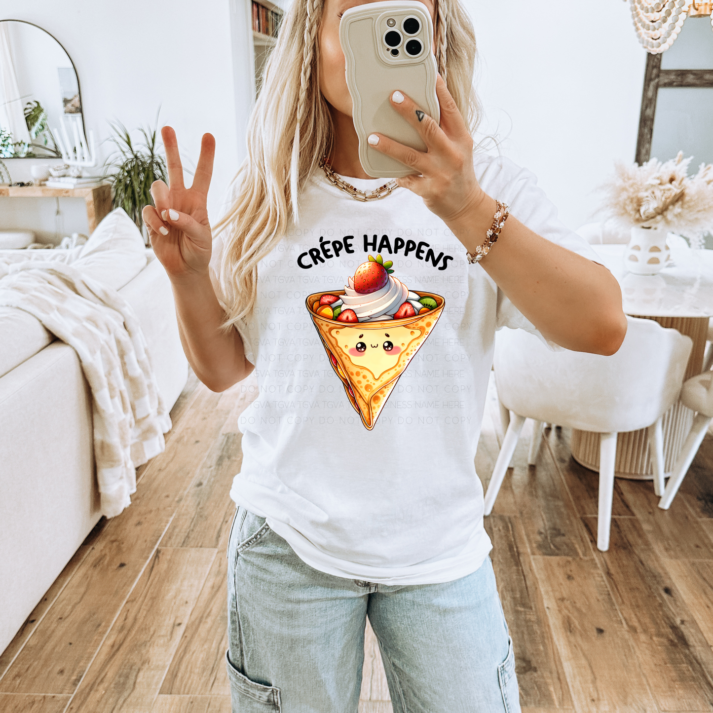 DTF TRANSFER Crepe Happens