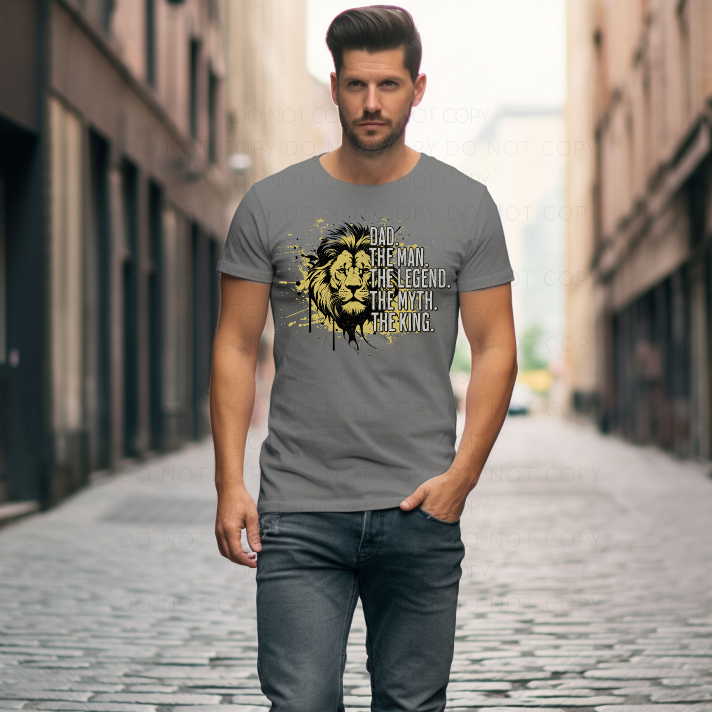 DTF TRANSFER Dad (Lion)