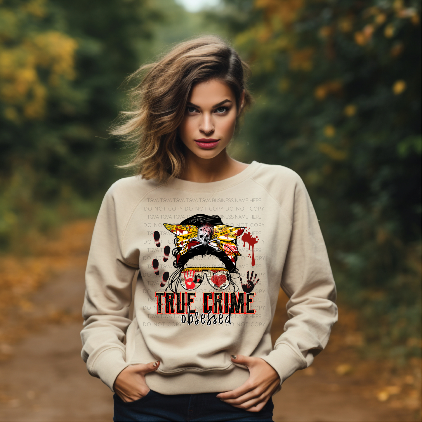 DTF TRANSFER True Crime Obsessed