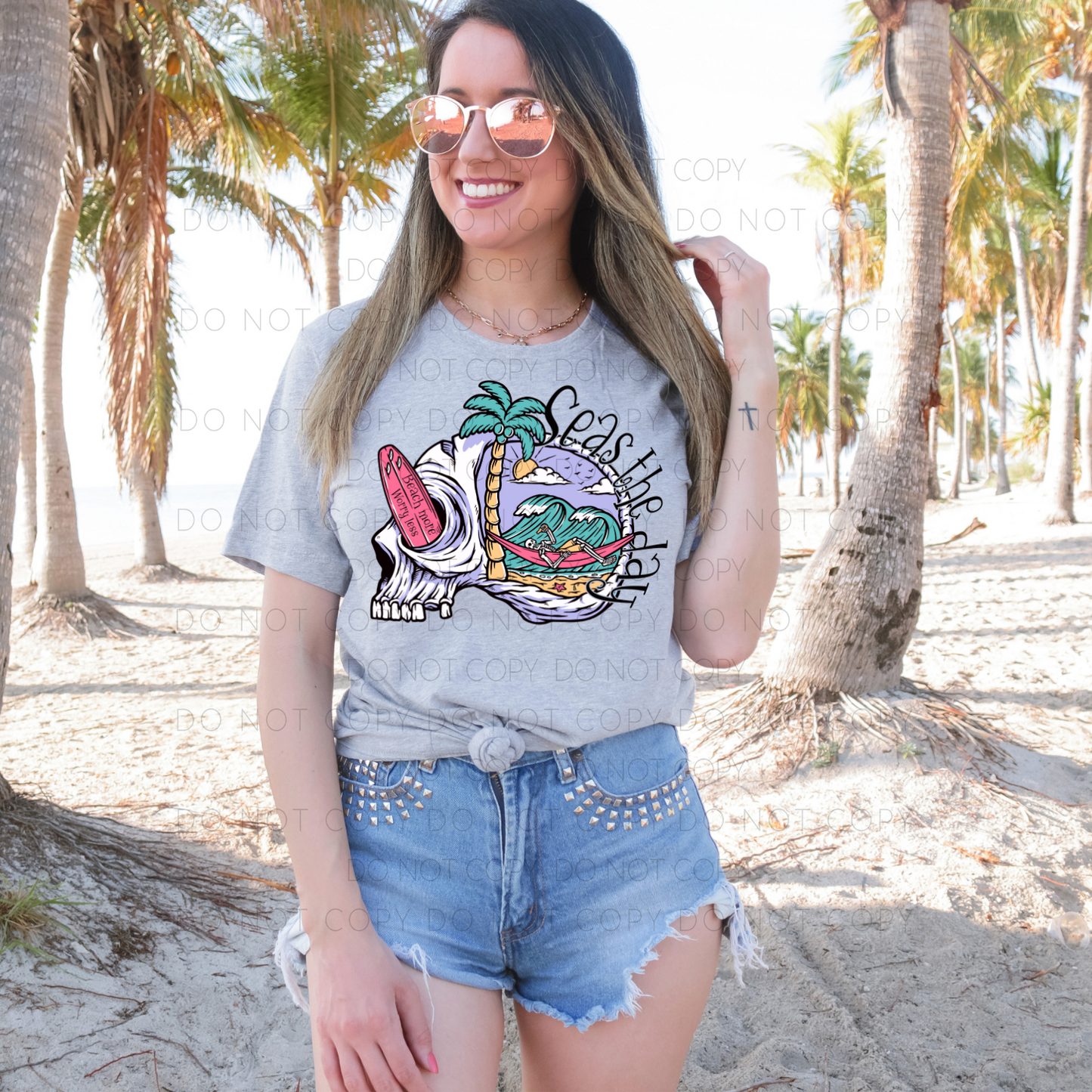 DTF TRANSFER Seas The Day