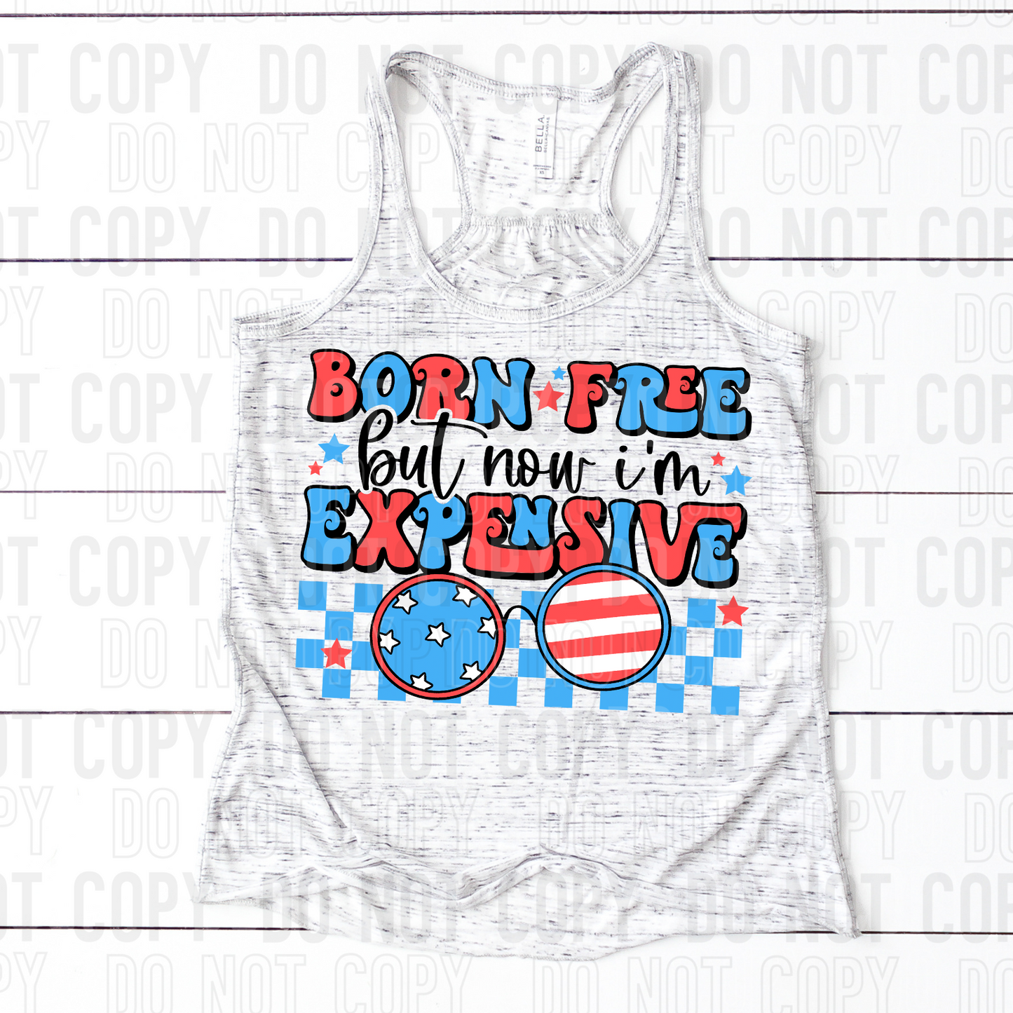 DTF TRANSFER Born Free But Now I'm Expensive