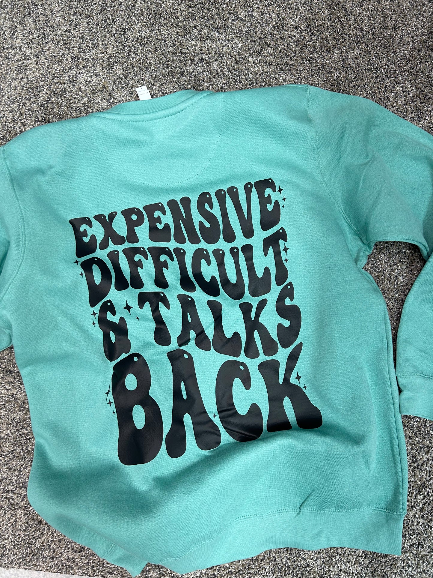 expensive crewneck seafoam youth
