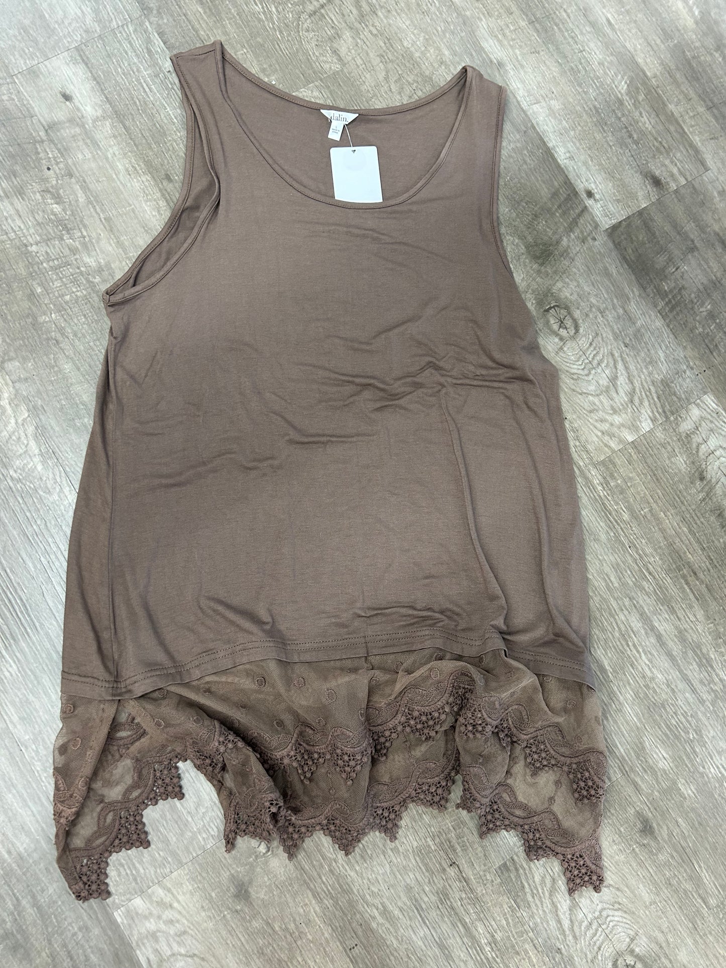 Lace trim dress