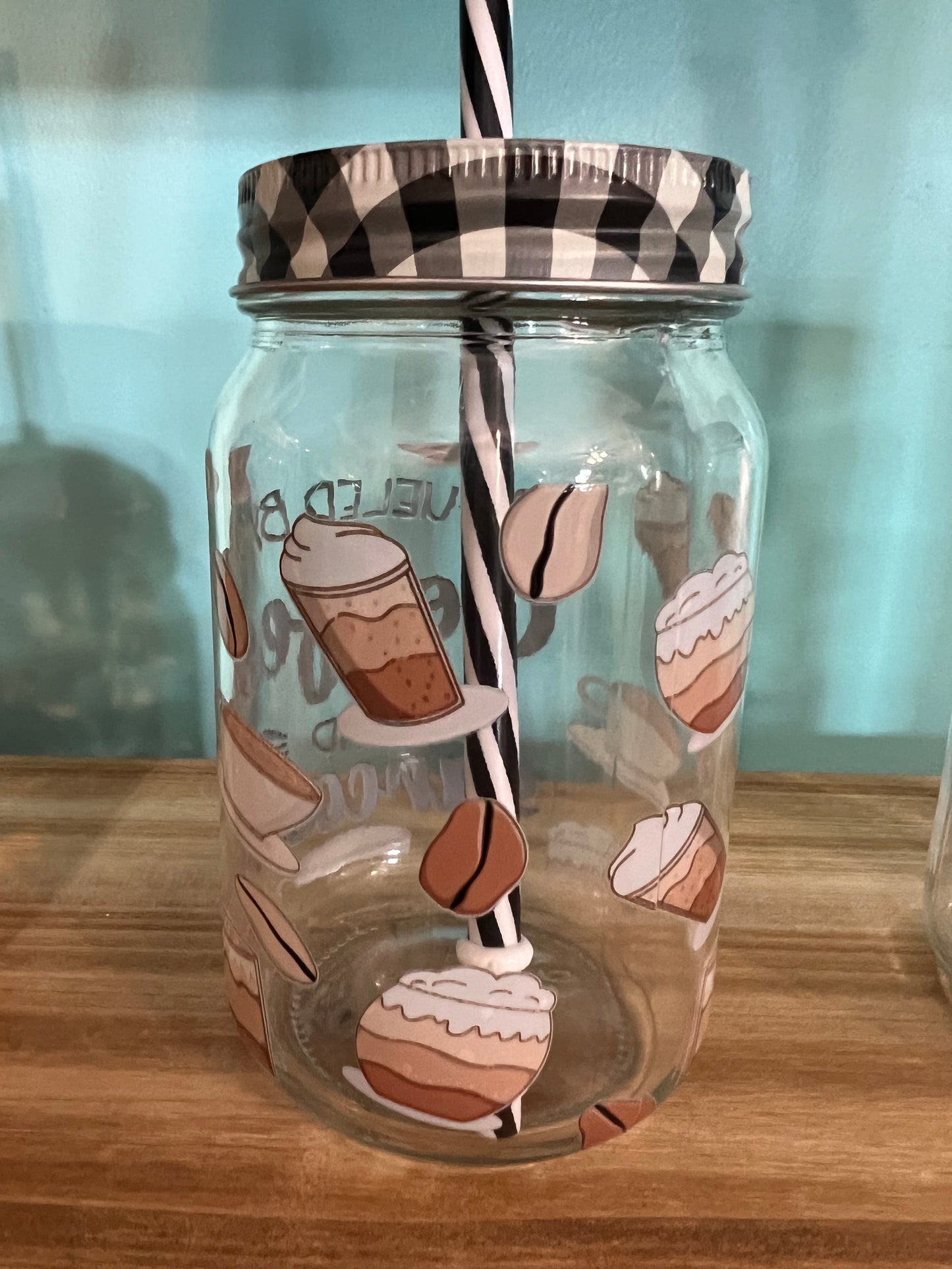 Coffee and Sarcasm Jar Tumbler