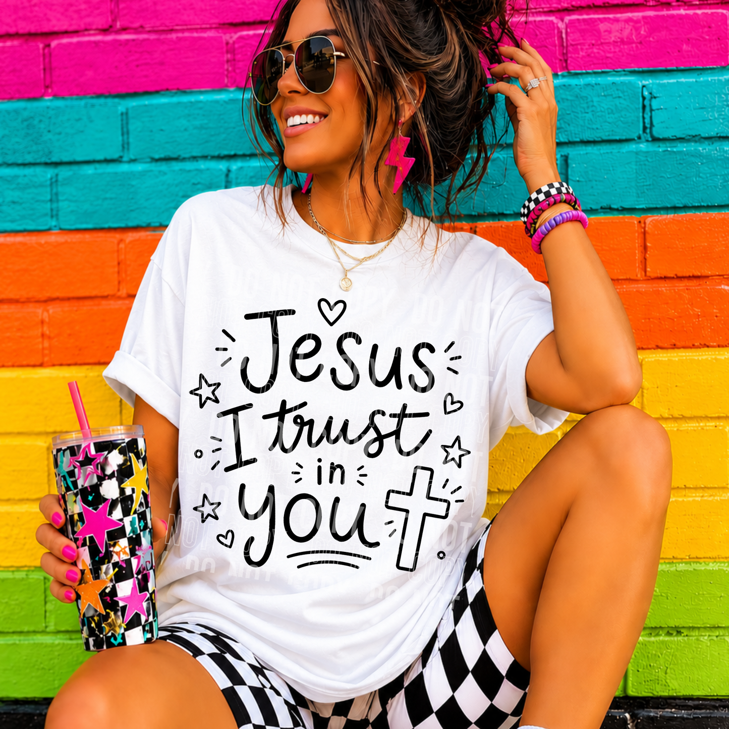 DTF TRANSFER Jesus I Trust In You