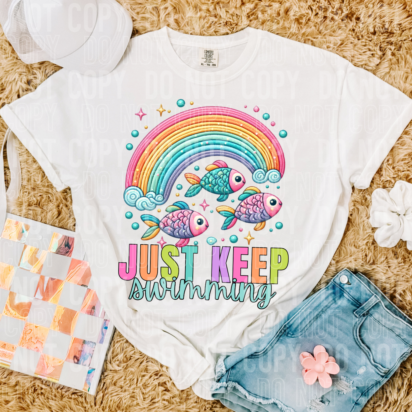 DTF TRANSFER Keep Swimming