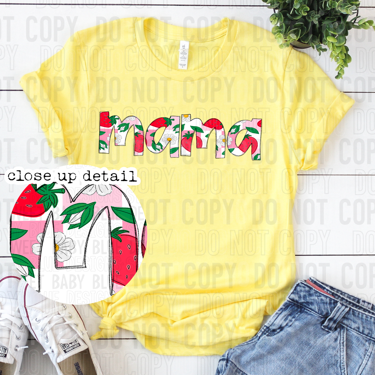 DTF TRANSFER Strawberry Mama