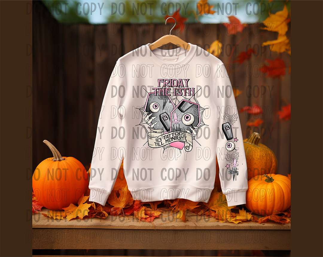 DTF TRANSFER Cerra's Shop Friday the 13th