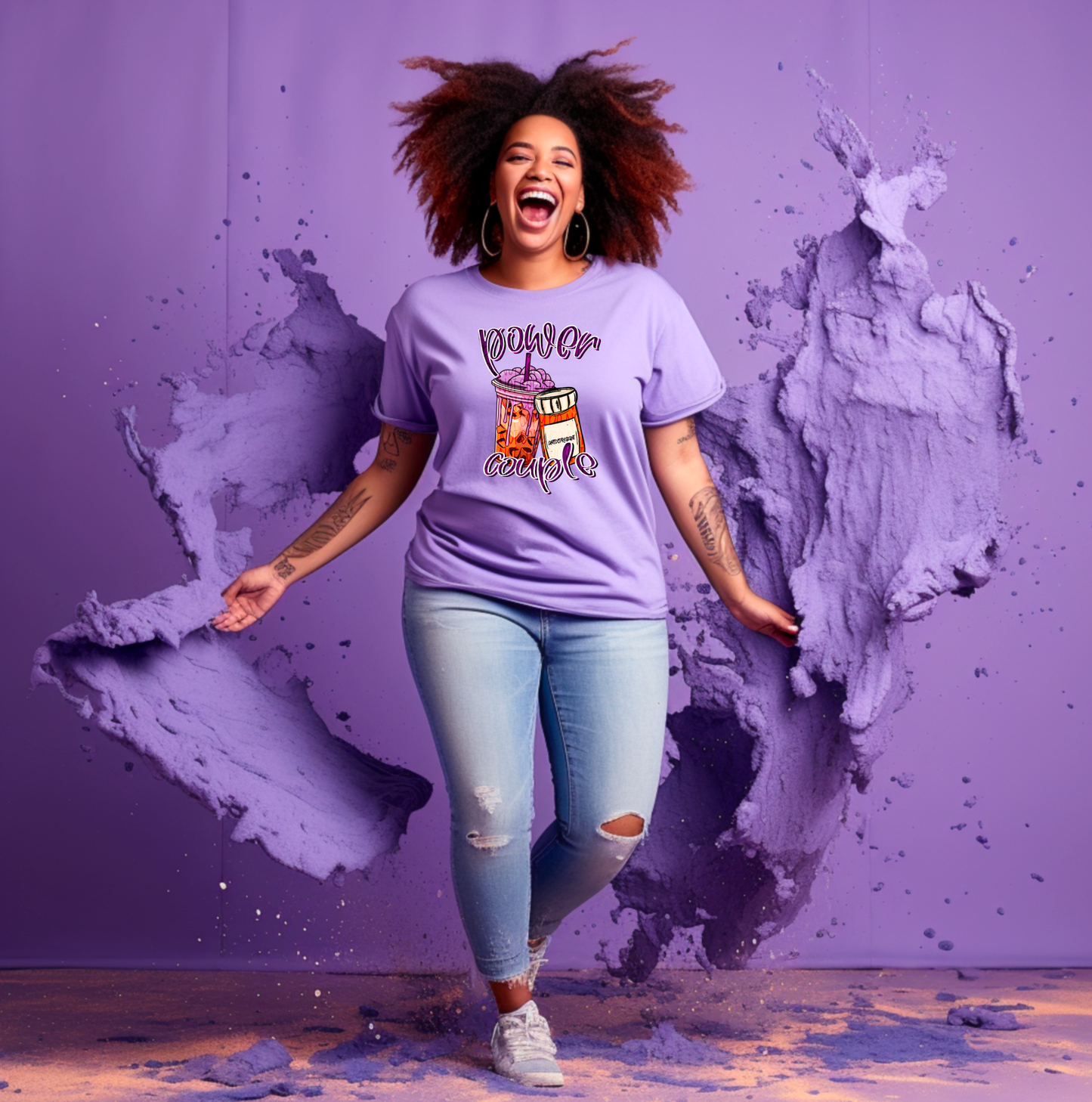 DTF TRANSFER RACHELLE DESIGNZ Power couple