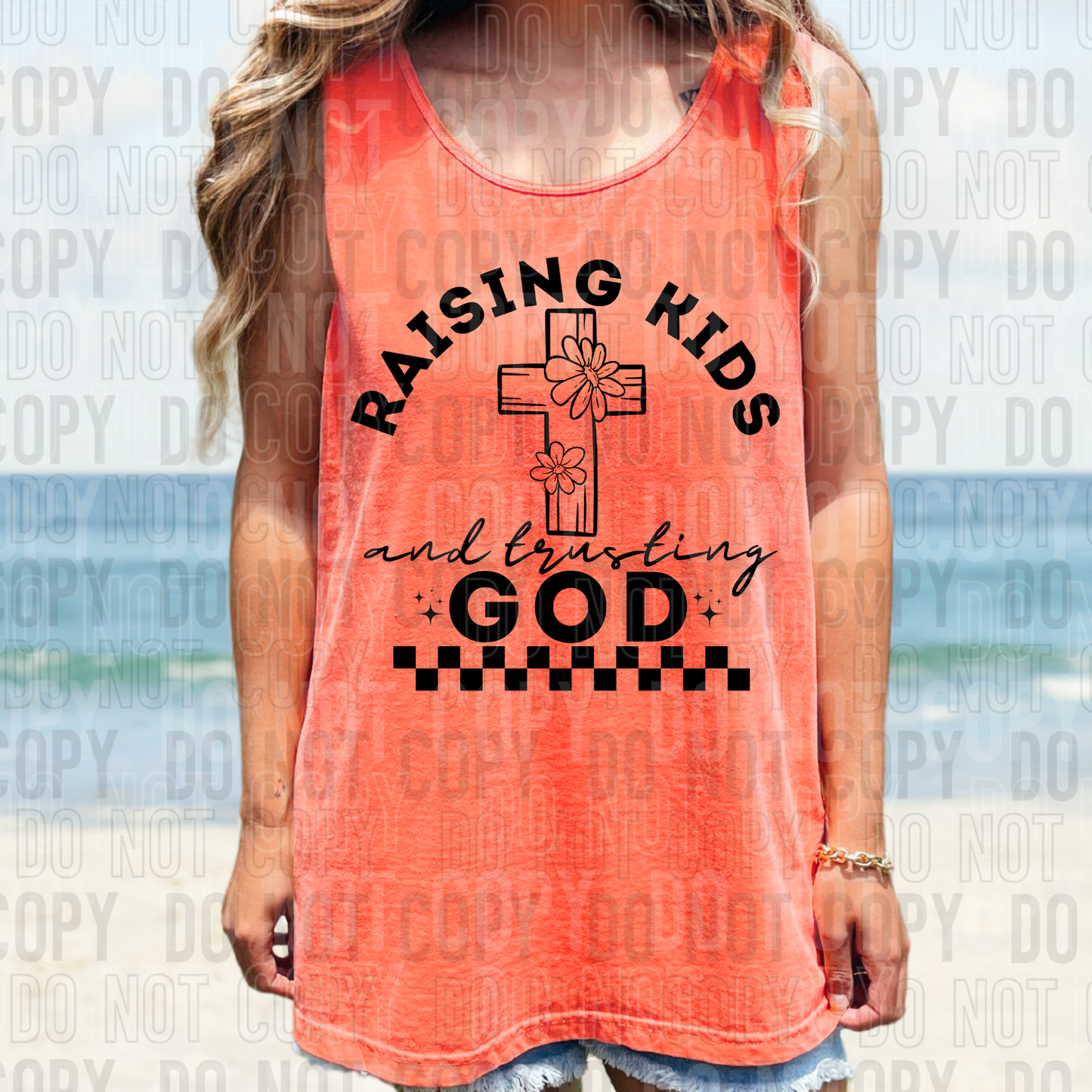 DTF TRANSFER Raising Kids And Trusting God