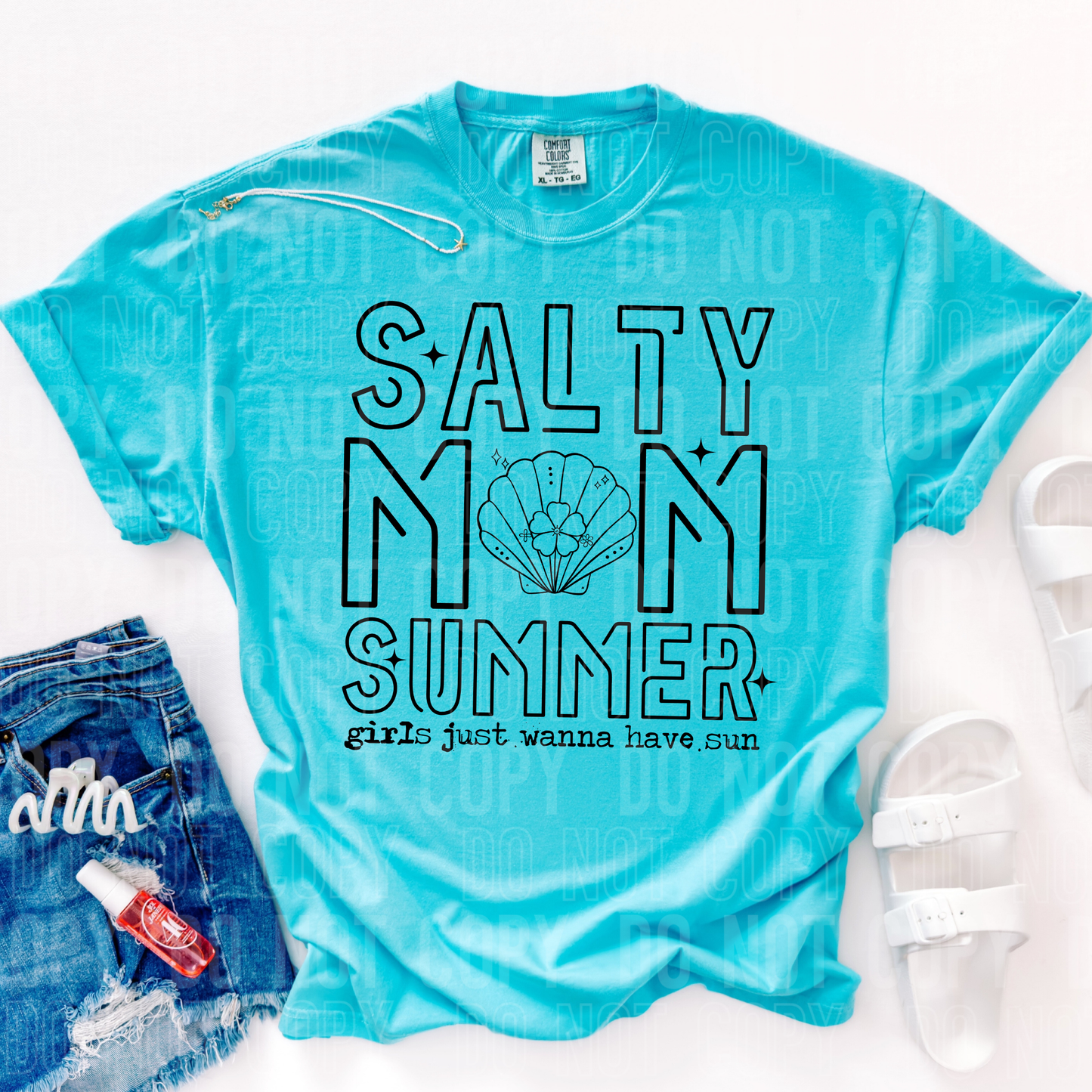 DTF TRANSFER Salty Mom Summer