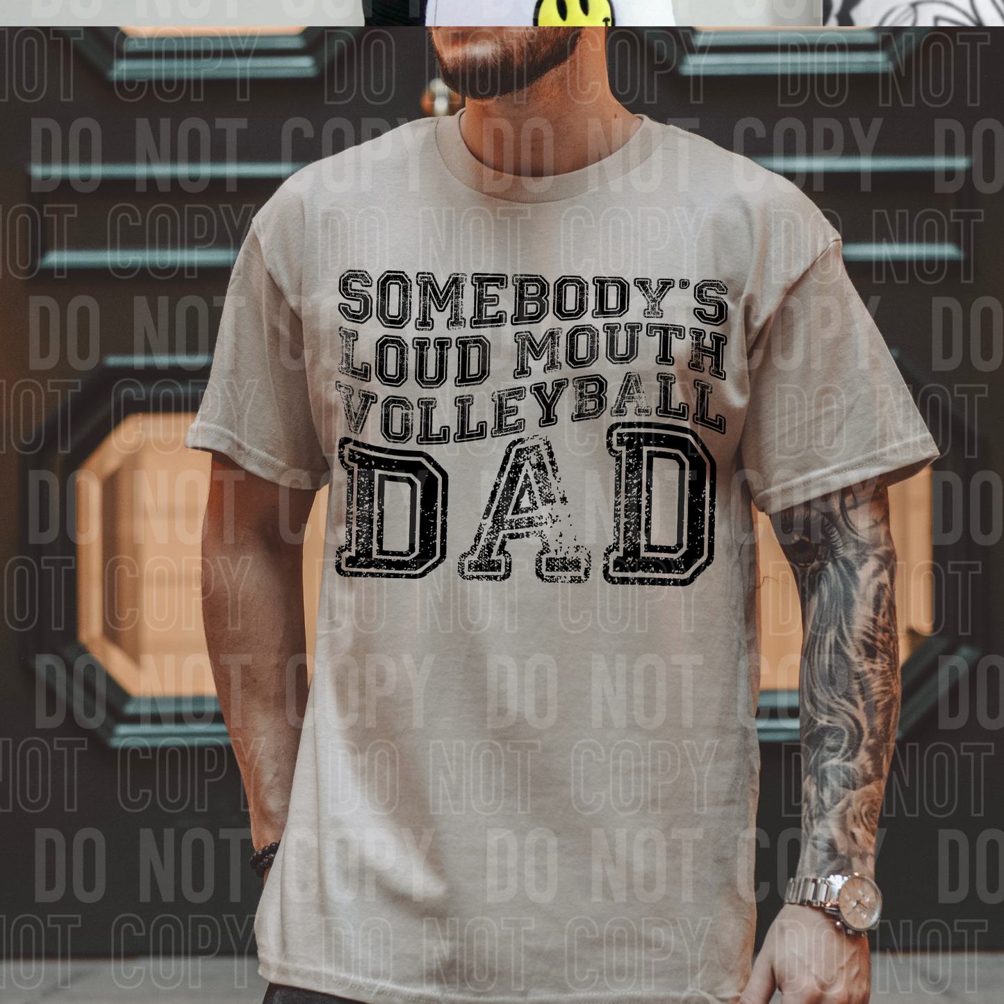 DTF TRANSFER Somebody's Loud Mouth Volleyball Dad