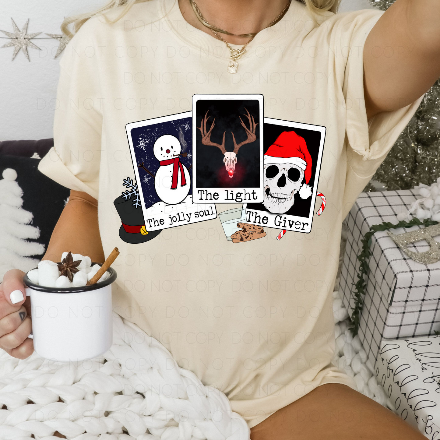 DTF TRANSFER Christmas Tarot Cards