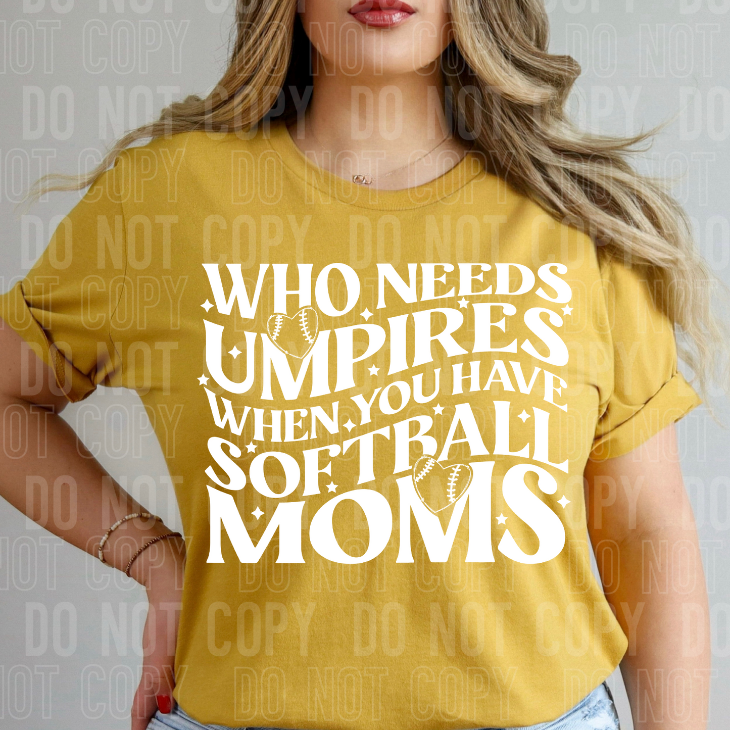 DTF TRANSFER Umpires Softball