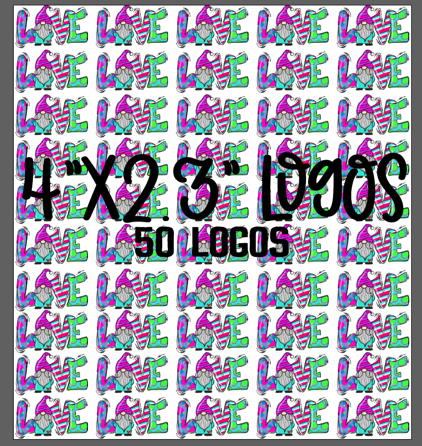 **TAT-1-2 BUSINESS DAYS (TAT EXCLUDES DAILY DEALS)** CUSTOM UV DTF TRANSFERS-Submit your own artwork