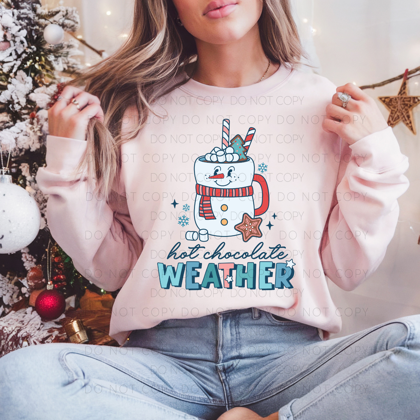 DTF TRANSFER Hot Chocolate Weather