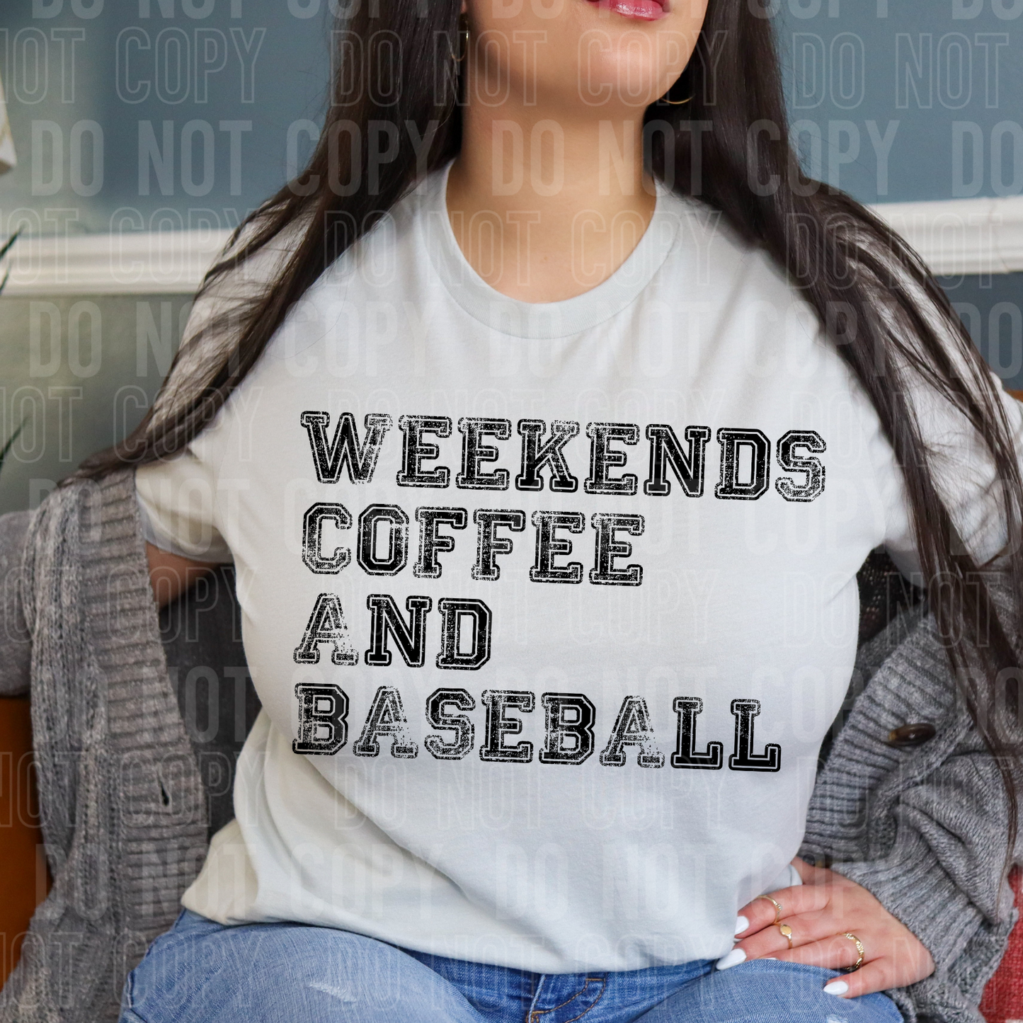 DTF TRANSFER Weekends Coffee And Baseball