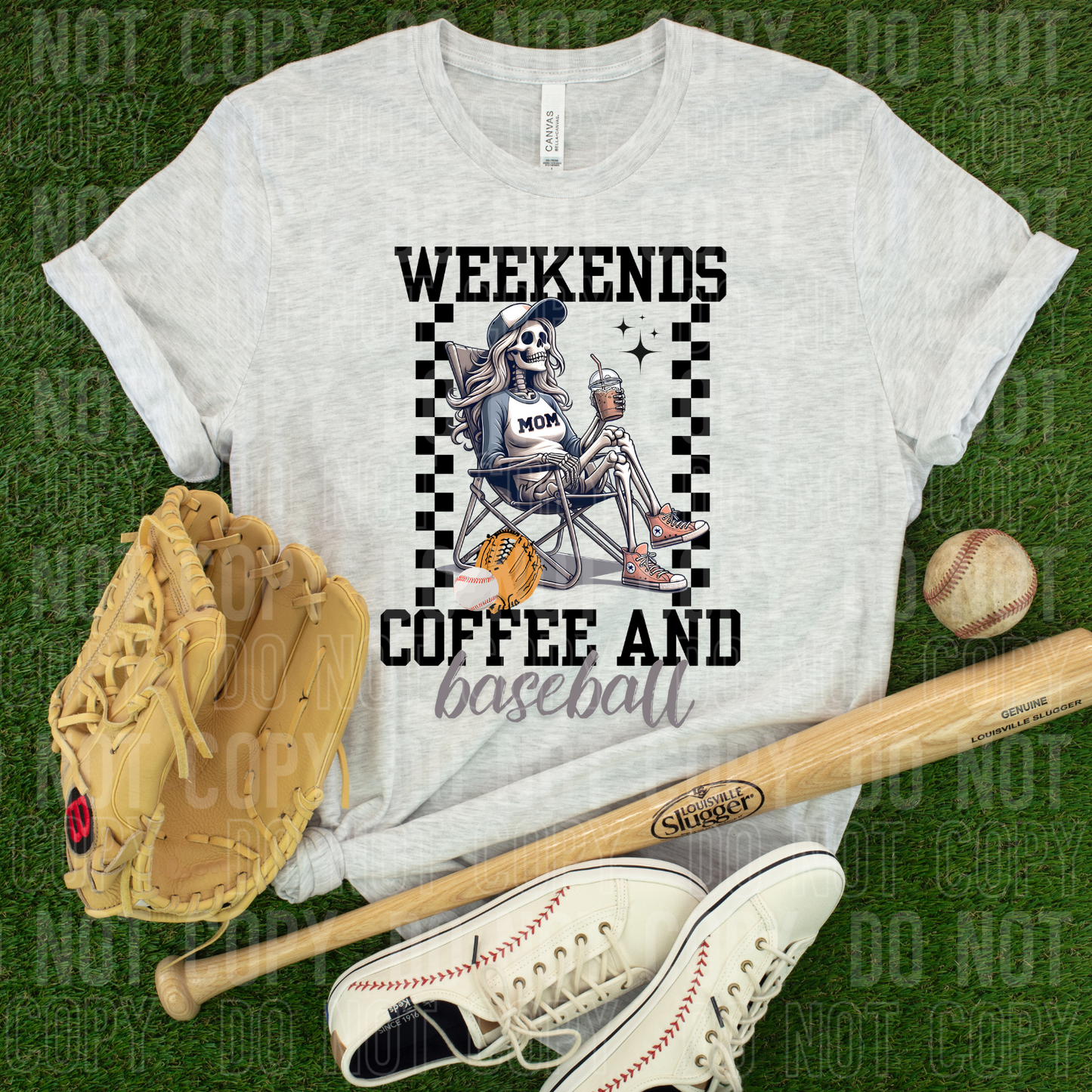 DTF TRANSFER Coffee And Baseball