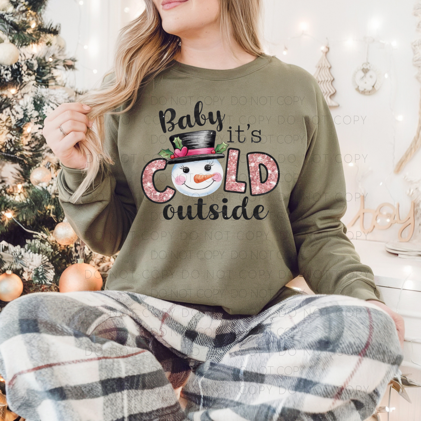 DTF TRANSFER Baby It's Cold Outside