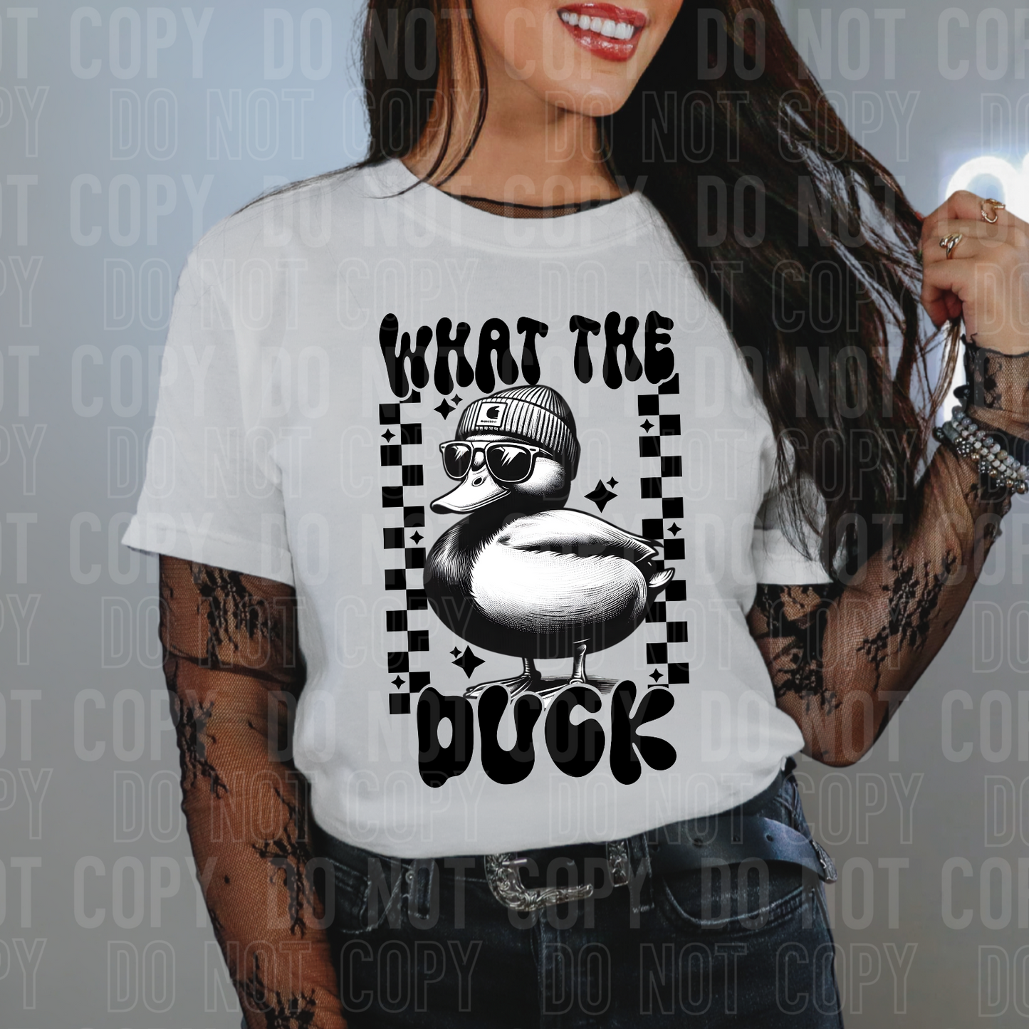 DTF TRANSFER What The Duck