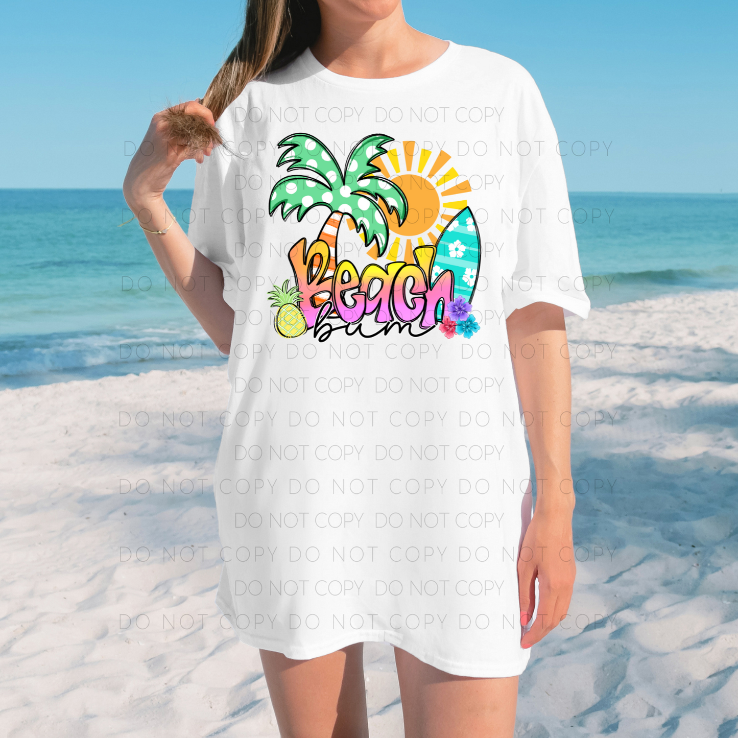 DTF TRANSFER Beach Bum