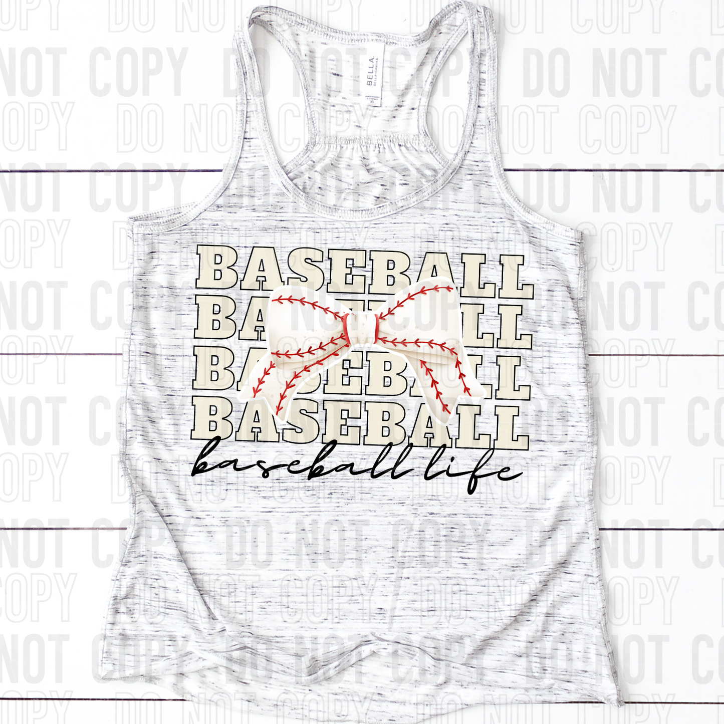 DTF TRANSFER Baseball Life