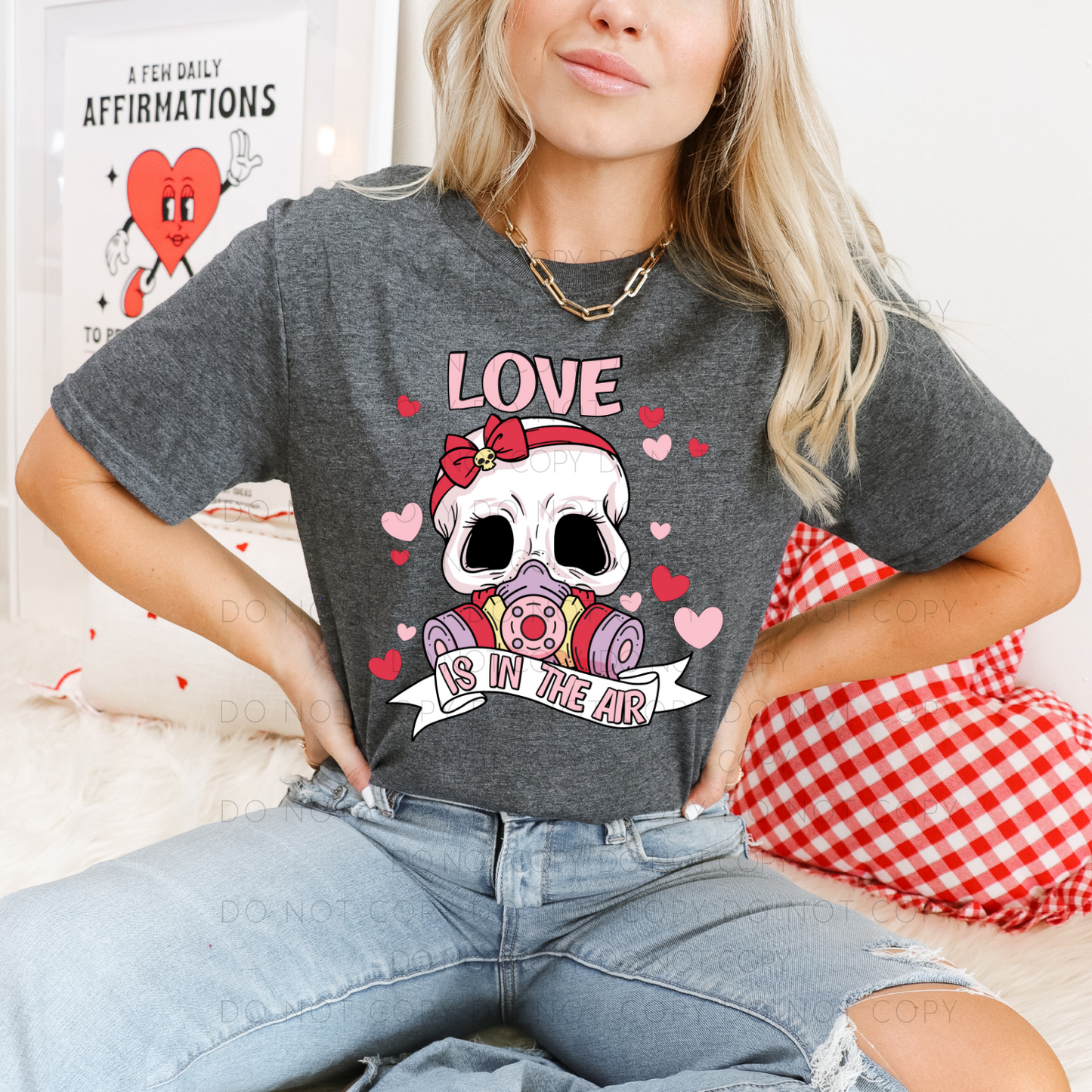 DTF TRANSFER Love Is In The Air