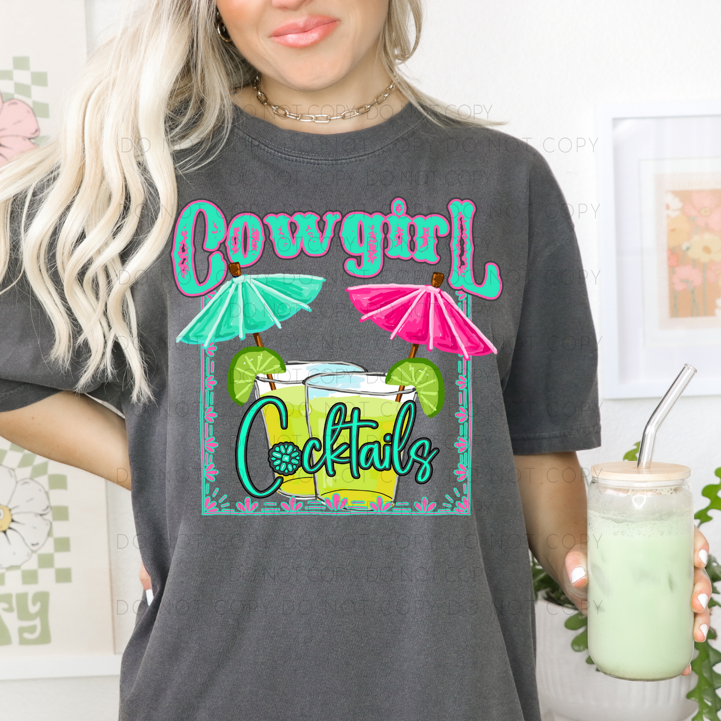 DTF TRANSFER Cowgirl And Cocktails