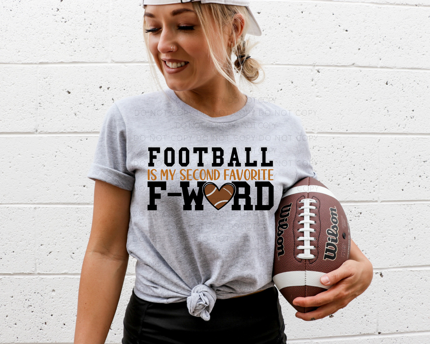 DTF TRANSFER Football Is My Second Favorite F-word