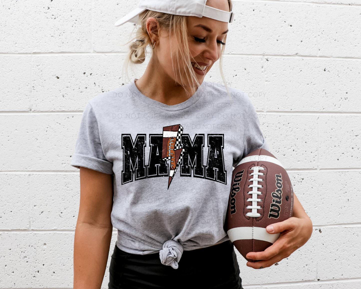 DTF TRANSFER Retro Football Mama