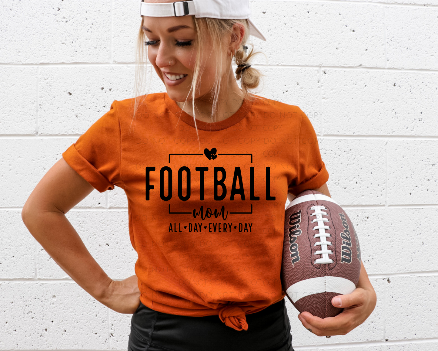 DTF TRANSFER Football Mom All Day Every Day
