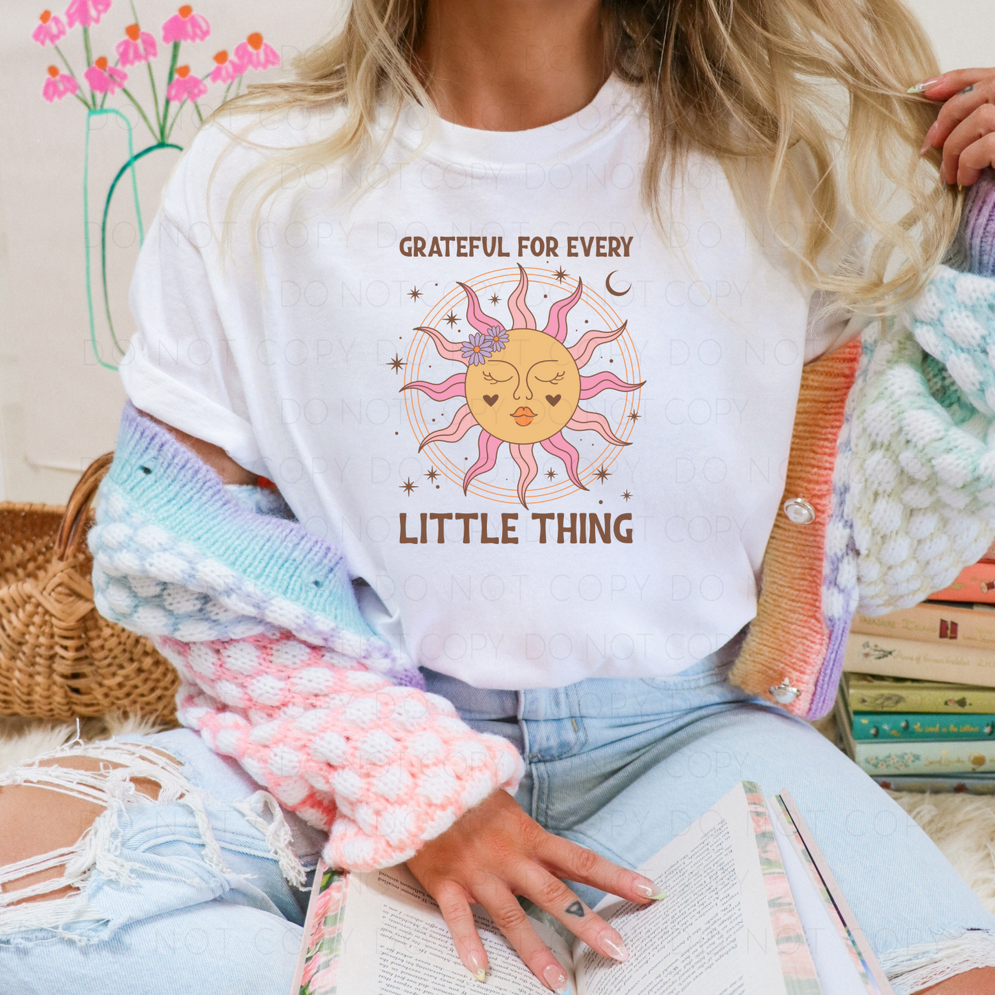 DTF TRANSFER Grateful For Every Little Thing