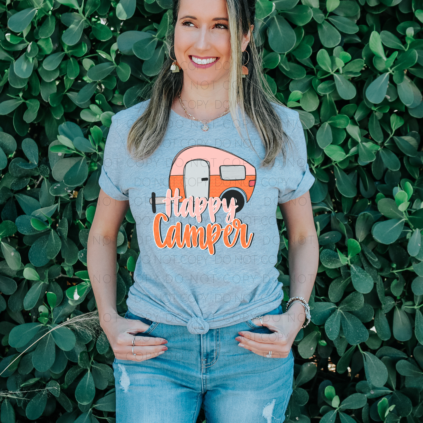 DTF TRANSFER Happy Camper