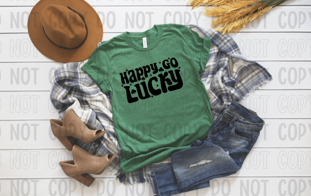 DTF TRANSFER Sweet Baby Blue Happy go lucky