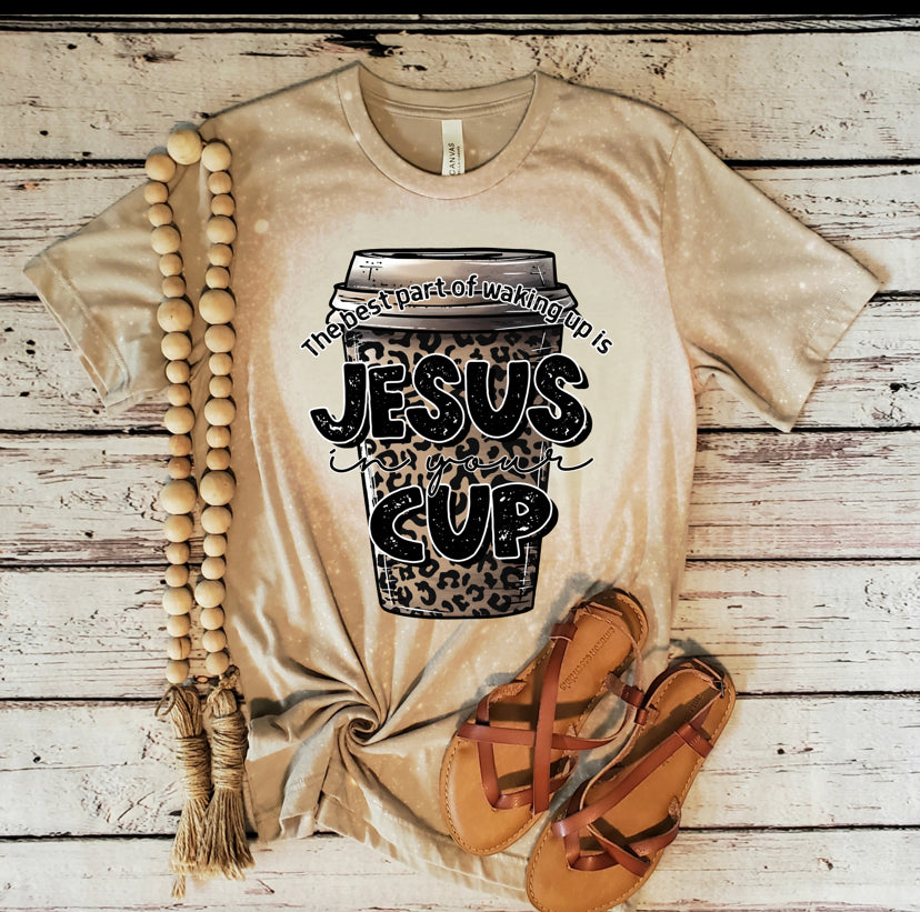 DTF TRANSFER RevelYOU The best part of waking up is Jesus in your cup