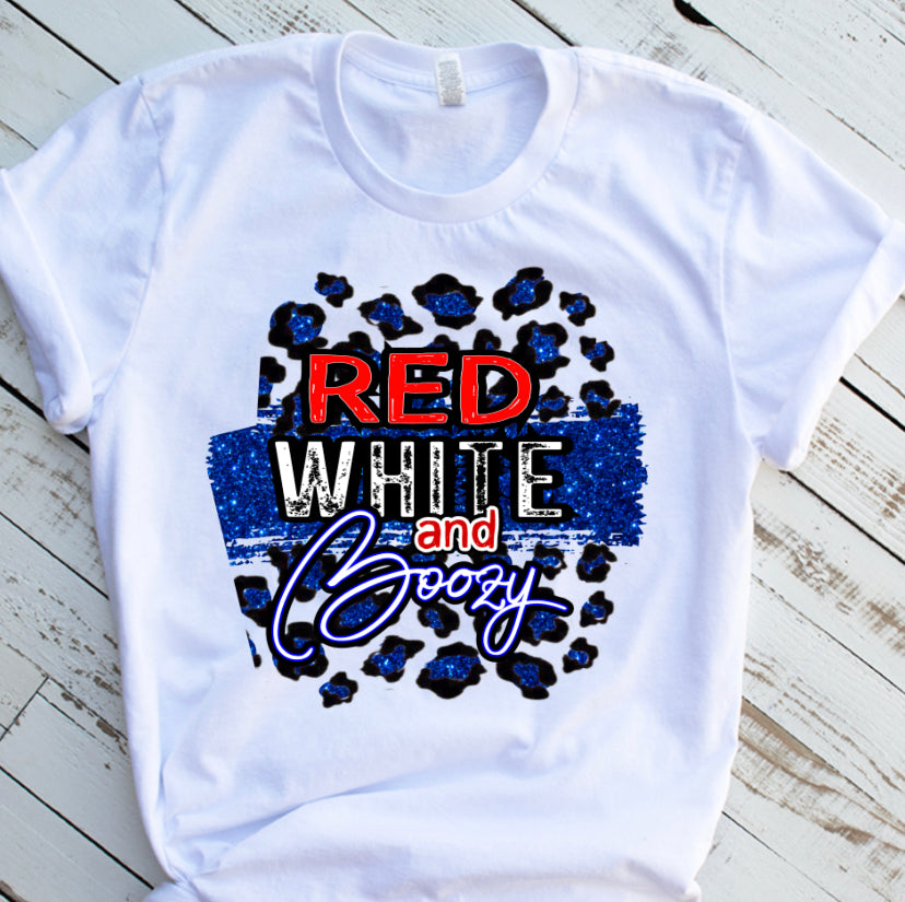 DTF TRANSFER RevelYOU Red white and boozy