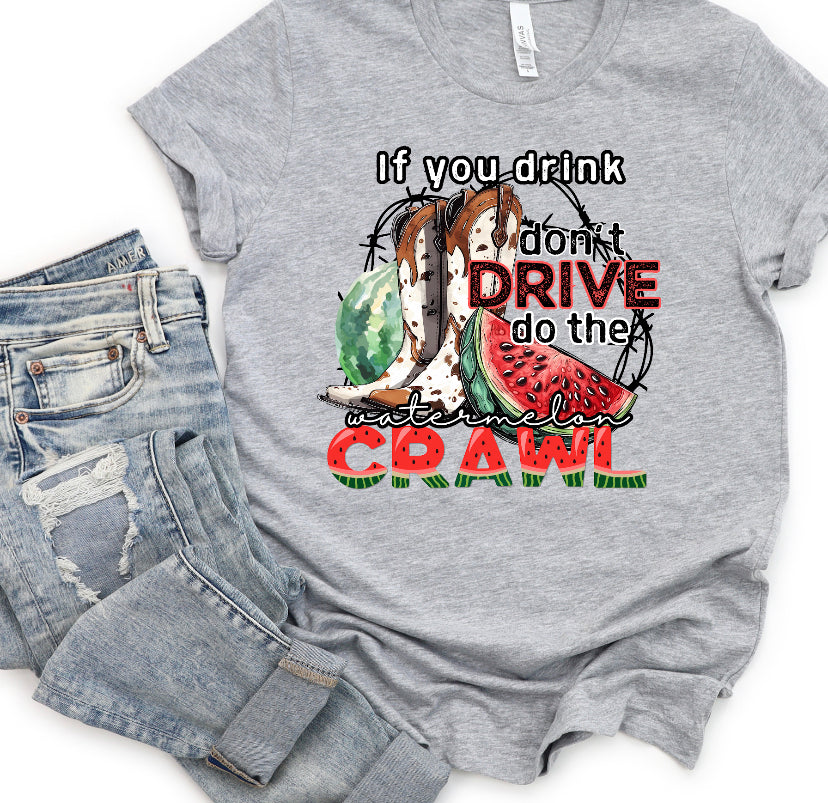 DTF TRANSFER RevelYOU watermelon crawl