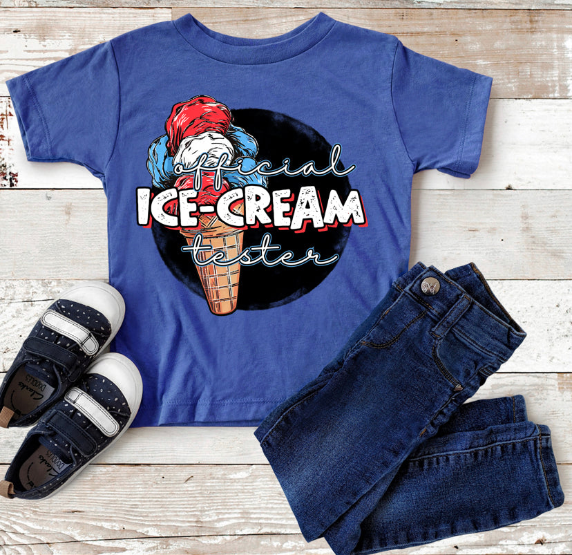 DTF TRANSFER RevelYOU Official ice cream tester