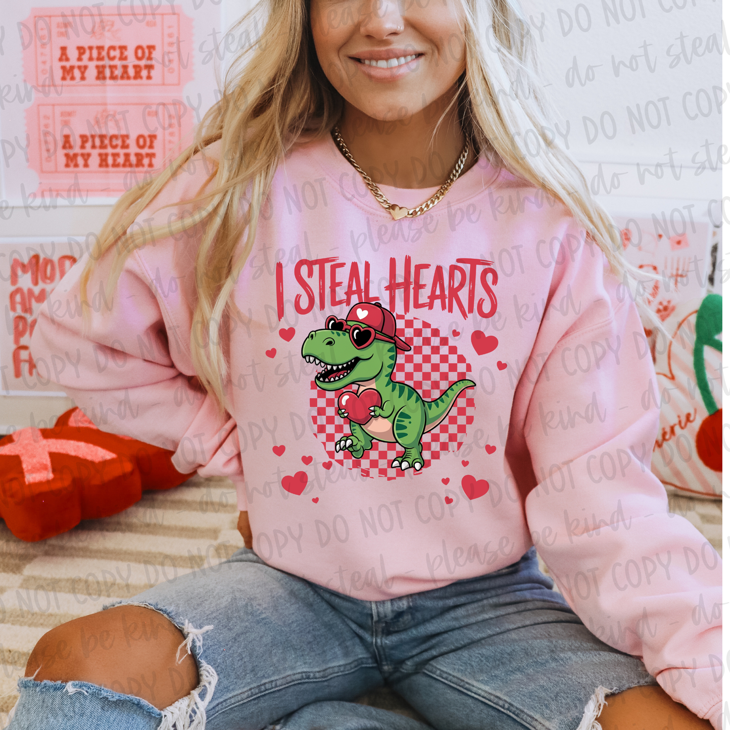 DTF TRANSFER I Steal Hearts