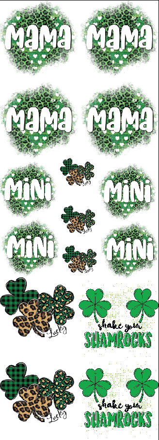 PREMADE GANG SHEET-LUCKY 22X60