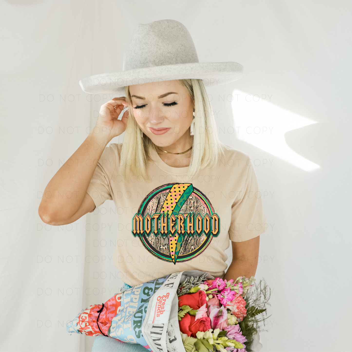 Retro Motherhood Sand Tee