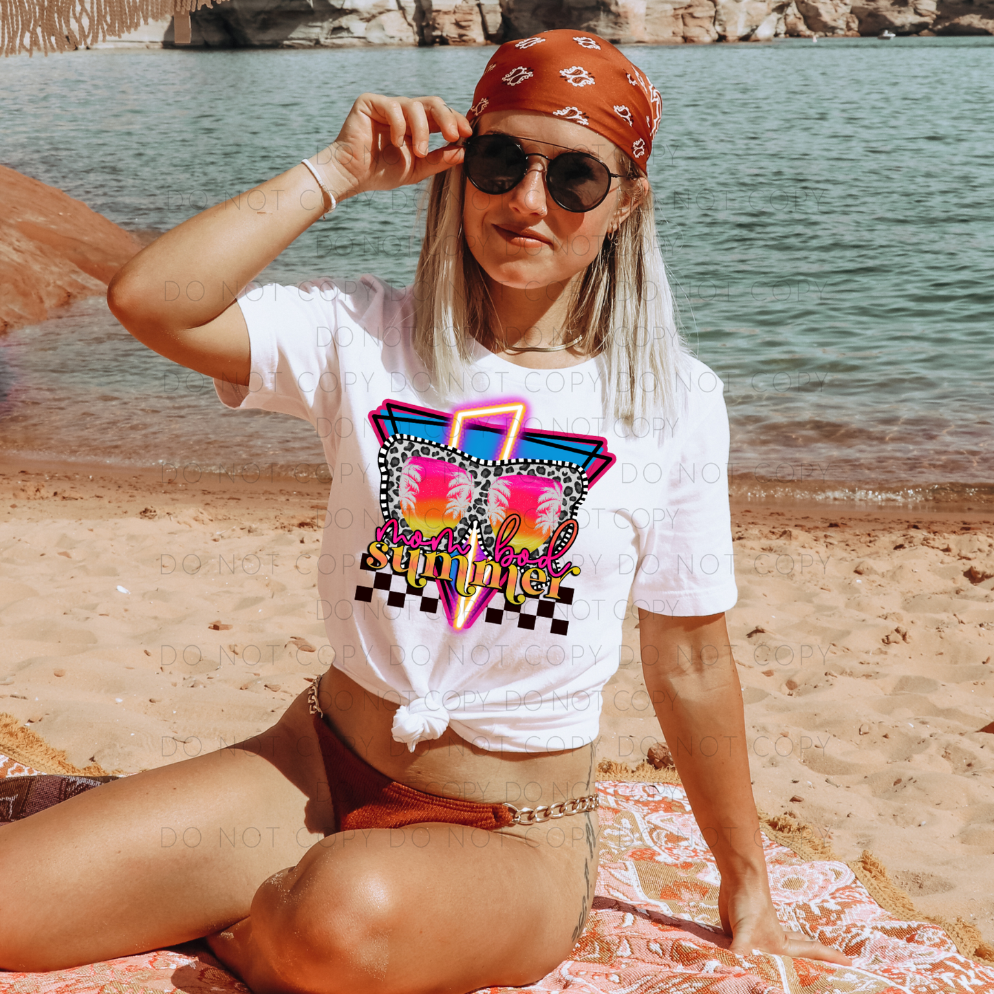 DTF TRANSFER Mom Bod Summer