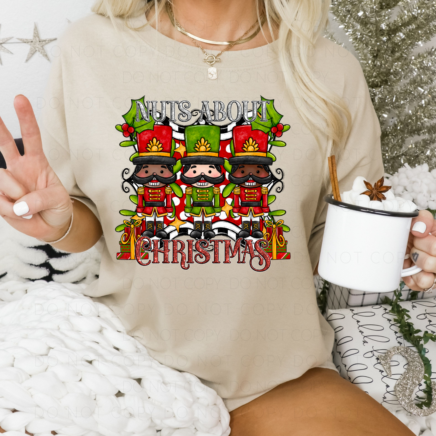 DTF TRANSFER Nuts About Christmas